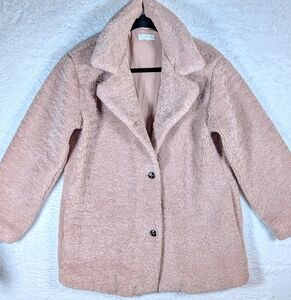 Mango Blush Teddy Jacket